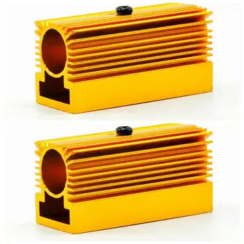 

2pcs Golden Heatsink Holder for 12mm Blue Green Red IR Laser Diode Module Pointer Heat Sink