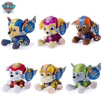 

12-27 cm Paw Patrol Dog Tracker Plush Doll Anime Kids Toys Action Figure Plush Doll Model Stuffed Plush Animals Toy Gift