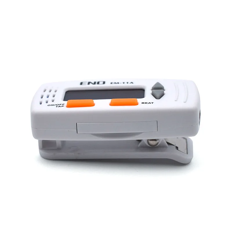 ENO EM-11A мини клип цифровой метроном белого цвета