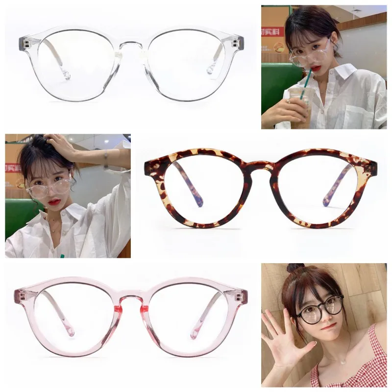 

1PC Len Transparent Anti Blue Ray Computer Gaming Glasses Anti Blue Light Flat Mirror Eyewears