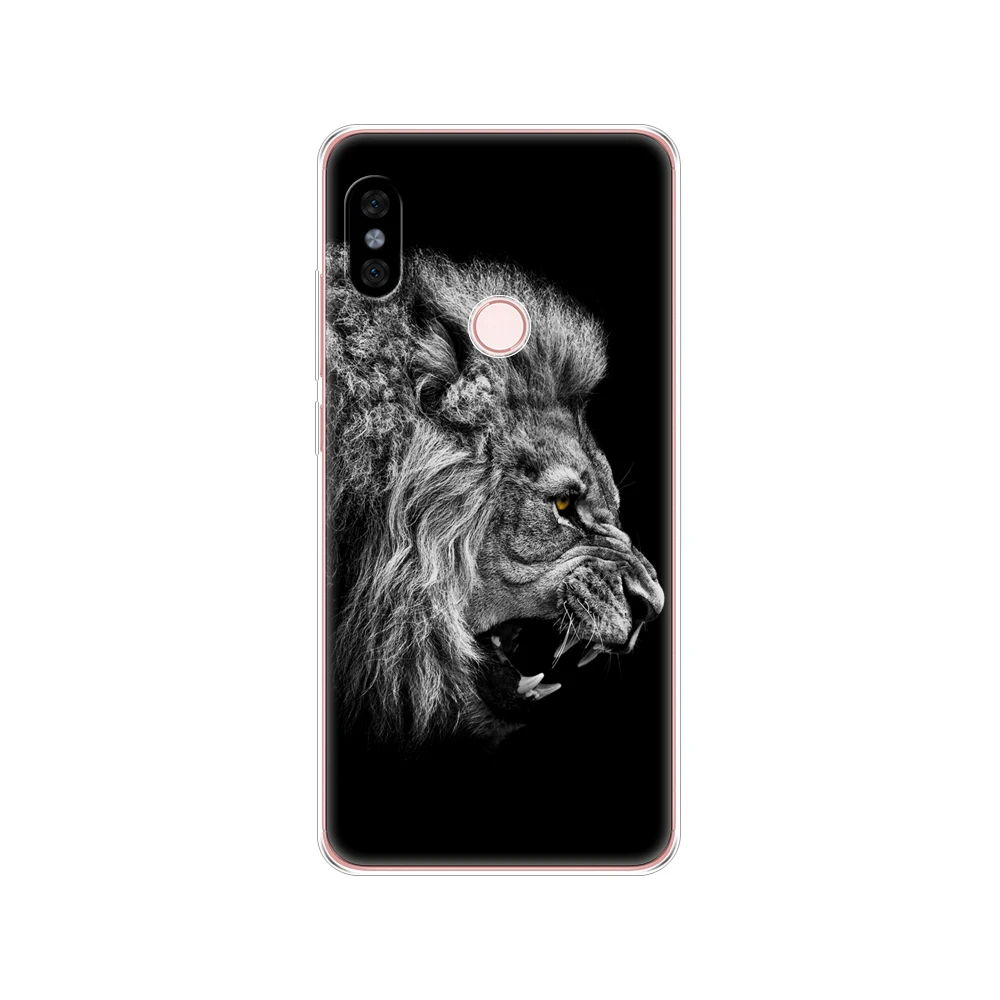 Dành Cho Xiaomi Redmi Note 6 Pro 6.26 ''Silicone Mềm Mại Ốp Lưng TPU Cho Xiaomi Redmi Note 6 Pro ốp Lưng Note6 Pro 6Pro Ốp Lưng Hoa xiaomi leather case design Cases For Xiaomi