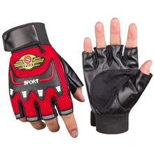 Спортивные перчатки для спортзала, фитнес-перчатки для занятий тяжелой атлетикой для тренировки, бодибилдинга, Спортивная кожаная перчатка для мужчин и женщин