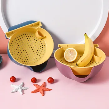 

Multi-color Selectable Lazy Water Draining Fruit Bowl g
