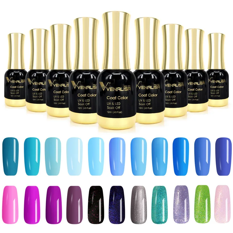 

CANNI Gel Varnish 12ml Solid Starry Color Venalisa Soak Off UV LED Lamp Nail Art Salon High Quality Painting Gel Nail Polishes