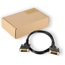 LESHP черный 2/3 М прочный Портативный высокое Разрешение позолоченная тонкая DVI Single Link цифровой видео кабель монитора