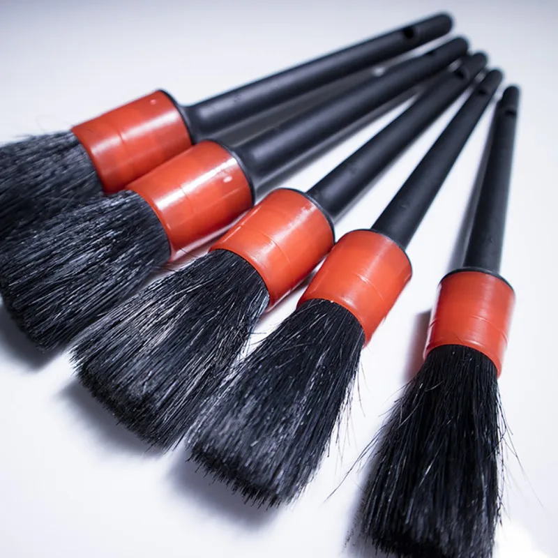 

5 Pcs Multi-function Household Cleaning Brush Set Car Wash Fine Crevice Brush Interior Beauty Cleaning Tools For Auto zh1