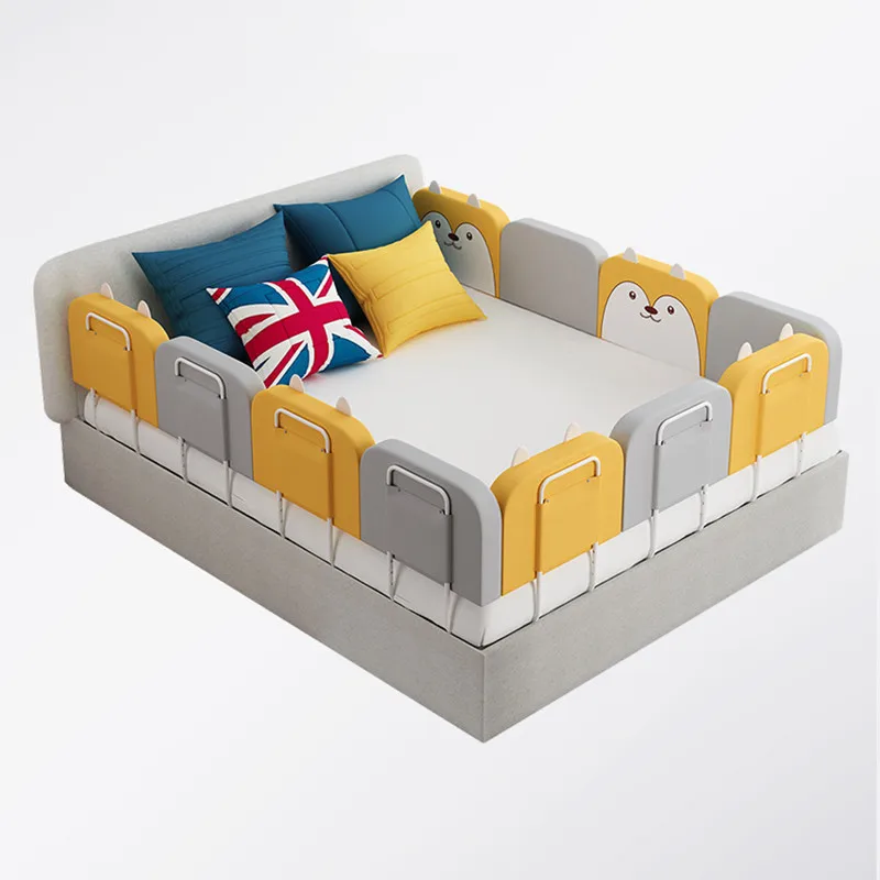 Baby Bed Rail Guard Height Adjustable Anti collision Guardrail Children