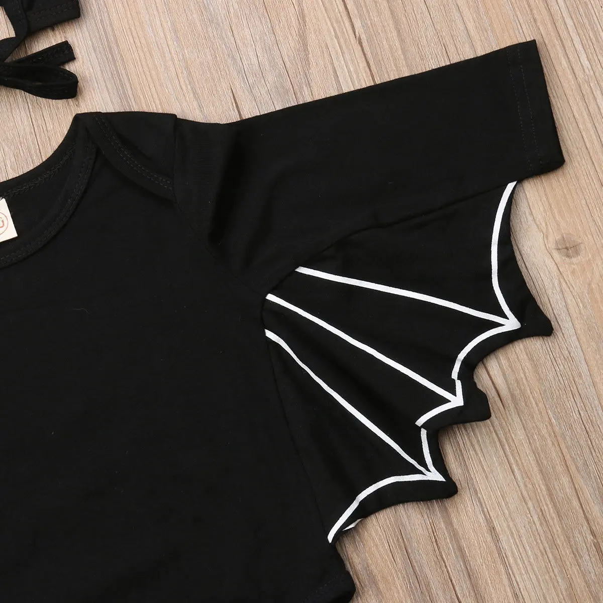 Halloween Bat Romper Hat Outfits Newborn Infant Baby Boys Girls Toddler Kids Cosplay Costume Set Clothes 0-18M