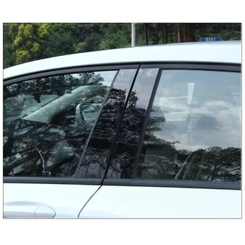 

Set Window Pillar Trims Door 10Pcs Black Waterproof Decal Accessory Posts