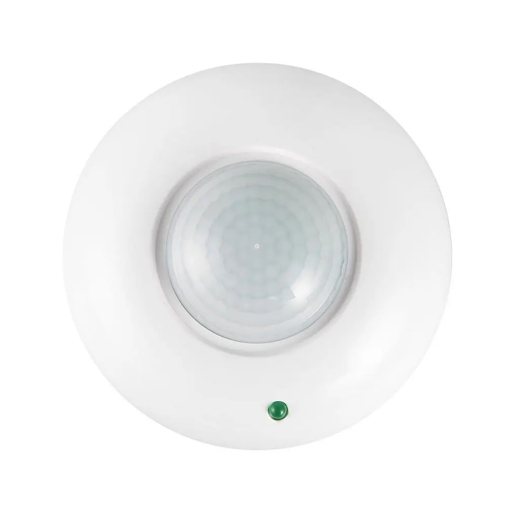 

Round Ceiling Led Infrared Surface Mount White Body Induction Detector Motion Sensor Indoor Use Mini Switch Home Security Alarm