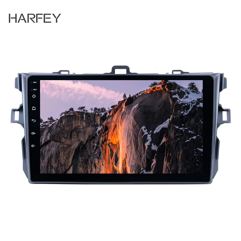 Cheap Harfey Car GPS Navi Multimedia Player 2DIN Android 9.0 HD For Toyota Corolla 2006 2007 2008-2012 with 3G WiFi Bluetooth DVR DAB+ 0