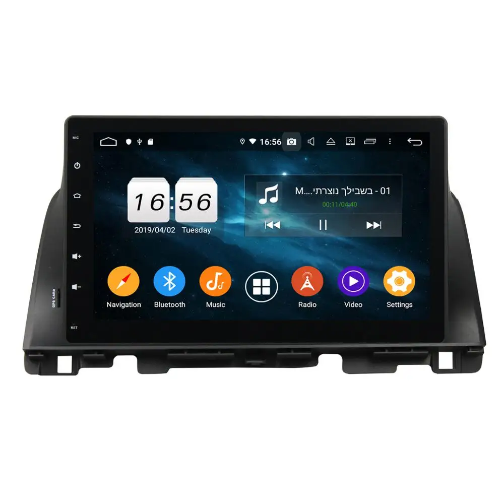 10,1 дюймов 4+ 32G Android 9,0 Автомобильный мультимедийный плеер для KIA K5 OPTIMA с gps Wifi без DVD