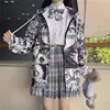 QWEEK Japanese Harajuku Anime Hoodie Hentai Zip Up 2021 Fashion Streetwear Women Kawaii Sweatshirts Korean Long sleeve Tops 1
