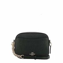 Coach Borsa a trakolla in ple di ghiaia fotocamera nero