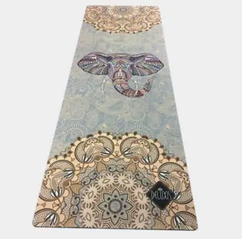 

New Natural Rubber Sports Mat Colorful Elephant Rubber Non-Slip Soft Comfortable Yoga Mat Printing Yoga Mat Fitness Mat