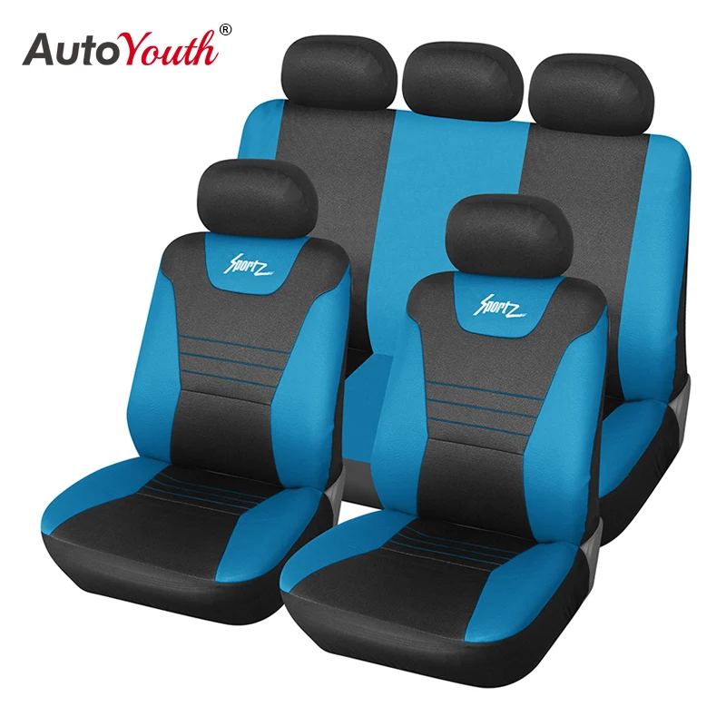 Универсальные автомобильные Чехлы AUTOYOUTH защитные синие классические накидки на