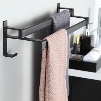 

1Pc Towel Hanging Rod Towel Bar Towel Rack for Bathroom Kitchen Towel