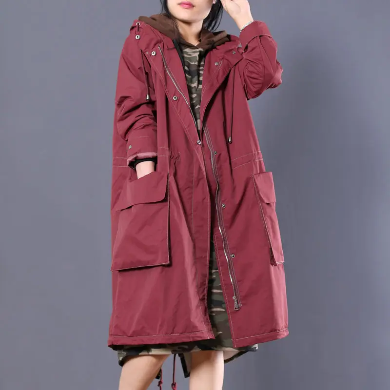 Повседневная осенняя одежда Женский Тренч новинка 2019 Корейская Свободная