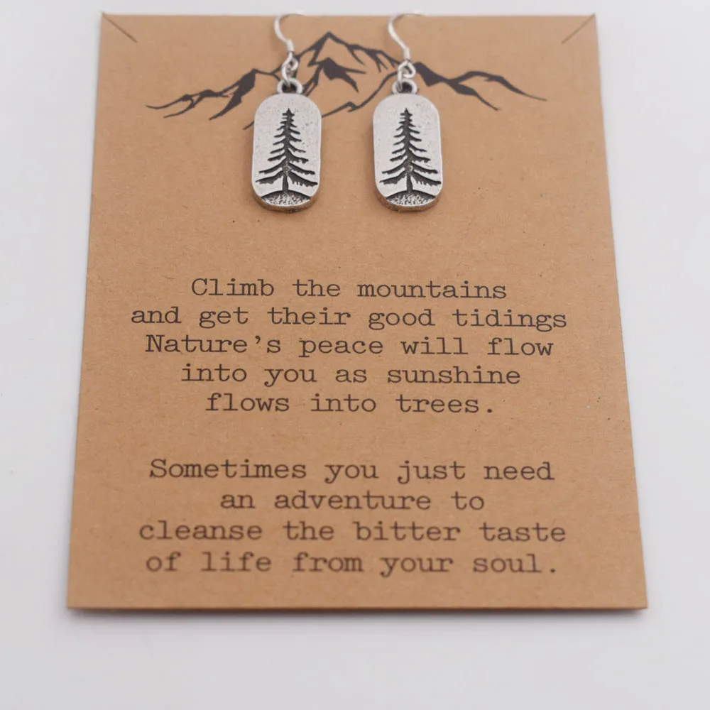 1 пара сережек из сосны серьги горной породы бижутерия природных материалов для