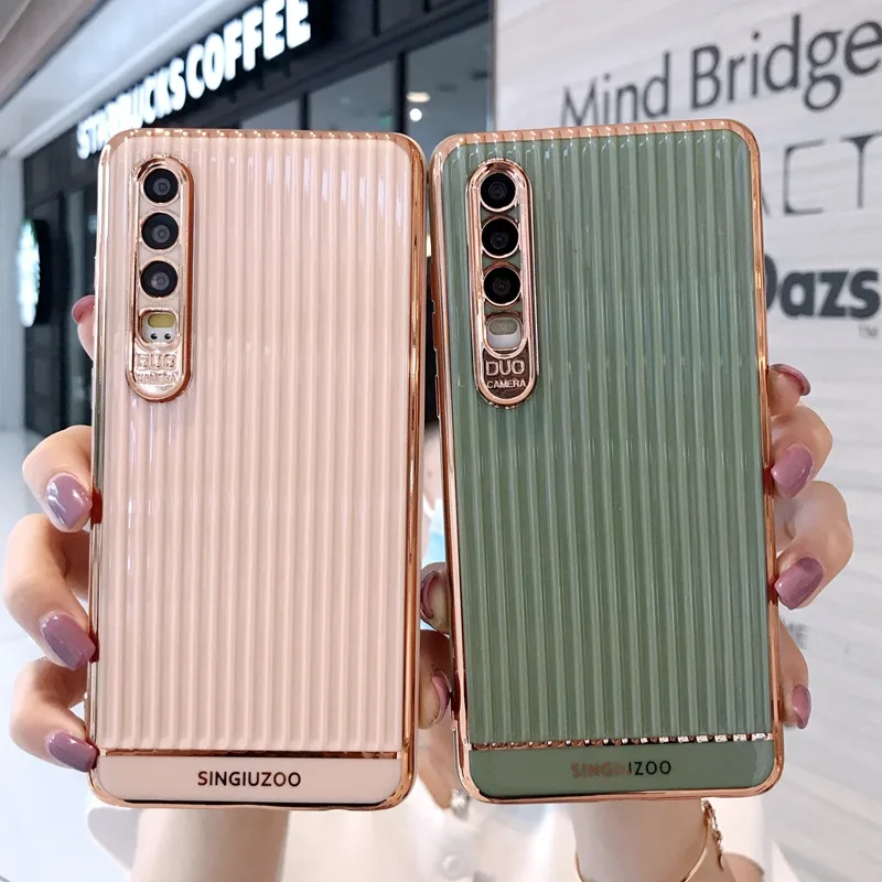 Electroplating 3D suitcase phone cover For Huawei MATE 30 20 P40 P30 P20 NOVA 7 7SE 6 PRO Anti-drop ultra-thin mobile case | Мобильные