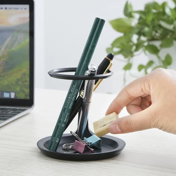 

Office Organizer Desktop Suspension Pen Storage Box Pencil Brush Pot Pen Holder Makeup Brush Polyethylene Container Home