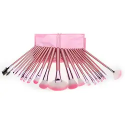 Места для профессионального макияжа Кисти и инструменты 22 кисти для макияжа розовый Pu сумка Портативный Макияж набор Красота Макияж