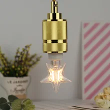 Маленькая пятиконечная звезда Эдисона светодиодная лампа, лампы накаливания E14 Маленький Винт теплое освещение специальная форма хрустальная лампа 220 В