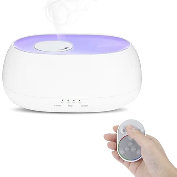 

Humidificador DN - 817 500ml Air Humidifier Ocean Mist Wood Grain Aroma Diffuser Night Light Humidifier