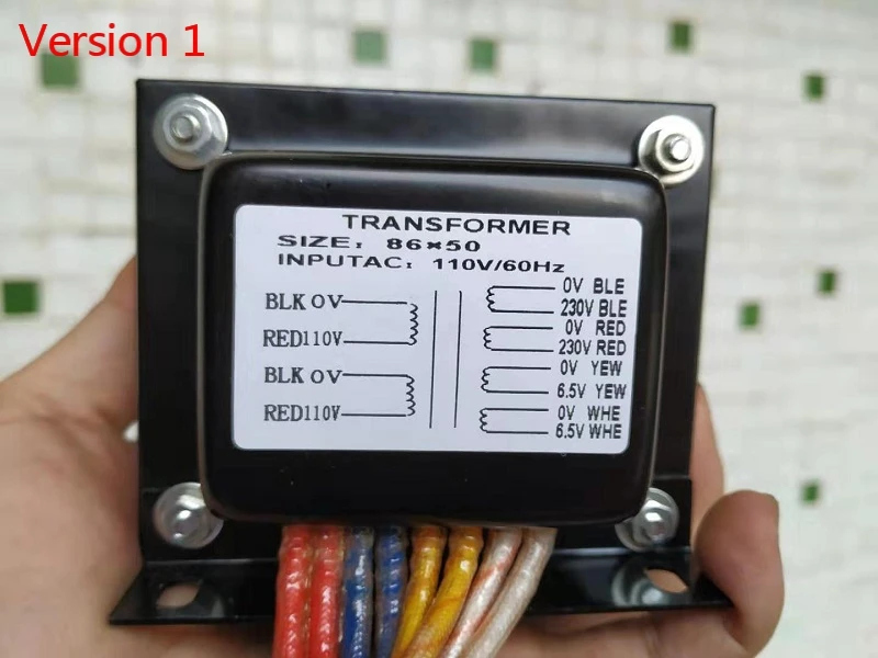 WEILIANG аудио 130W E тип трансформатор для трубка, усилитель мощности - Цвет: Version 1