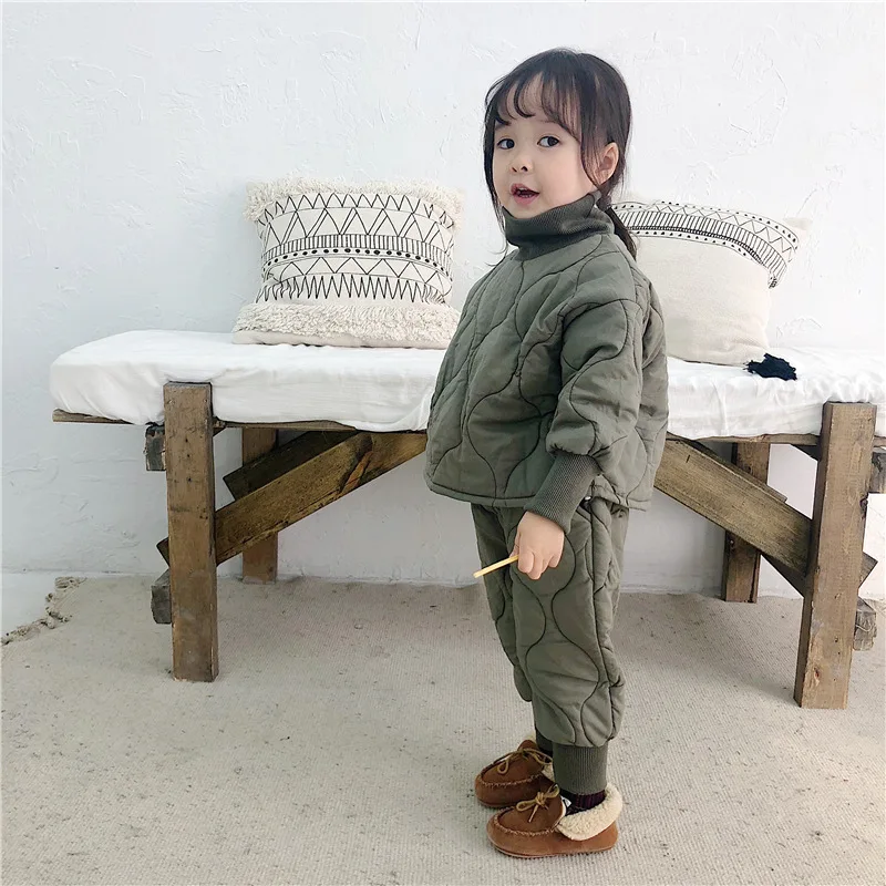 Children's suit autumn and winter new children's clothing children Korean girls two-piece long-sleeved kids clothes suit