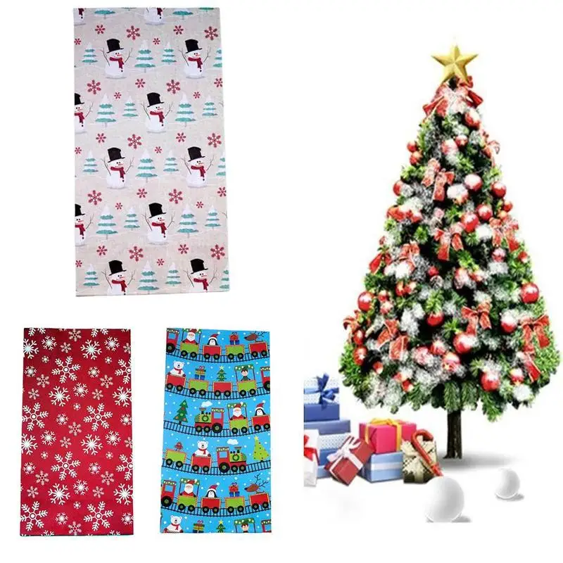 5 шт. бумажный пакет для празднования дня рождения Снеговик Рождественская елка пища печенья Подарочная упаковка