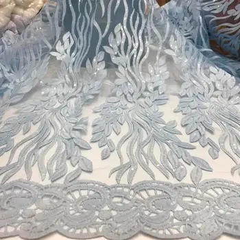 

New Beautifiul guipure lace fabric 2019 african cord lace fabrics white and pink wedding dress cord lace 5yards high quality