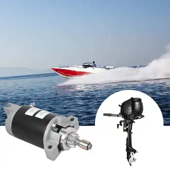 

Outboard Motor Starter Universal 66M-81800-01 Outboard Engine 4 Stroke 15 Horsepower Starter Motor Replacement Yacht Accessory
