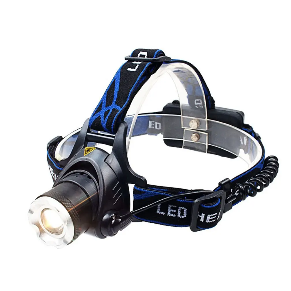 

5W Ultra Brightness LED Headlamp with Adjustable Zoom Focus & 3 Light Modes Water Resistant Searchlight Outdoor Light