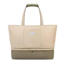 Gonex женская большая дорожная сумка через плечо, водостойкая полиэфирная сумка для мамы с отделением для обуви для шоппинга и спортзала