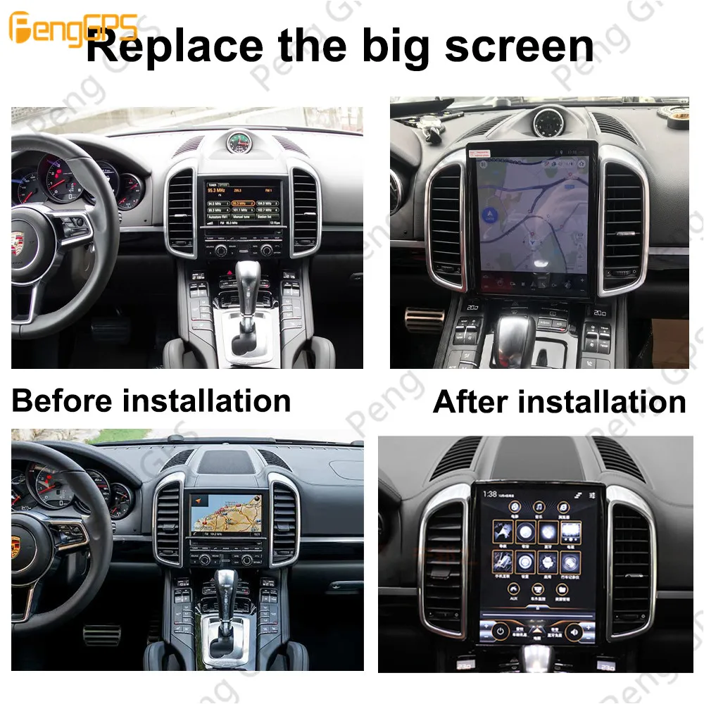 10," Tesla стиль Android автомобильный без dvd-плеер gps навигация для Porsche Cayenne 2011+ Мультимедиа Радио аудио радио рекордер