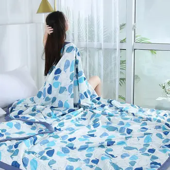 

Papa&Mima Cool Feeling Quilt Thin Throws Blanket Quilted Comforter