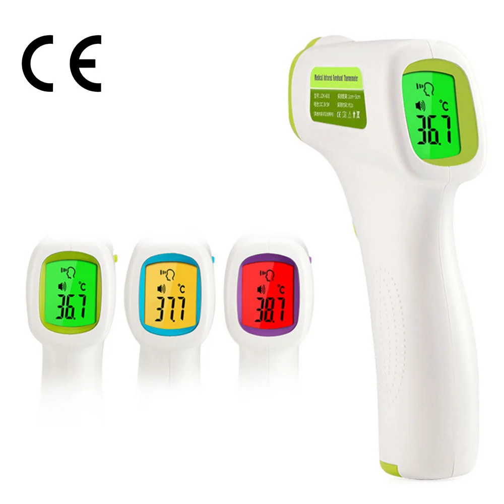 

CE Certification Digital LCD Backlight Non-Contact Thermometer Adult Baby Infrared Forehead Thermometer Body Temperature