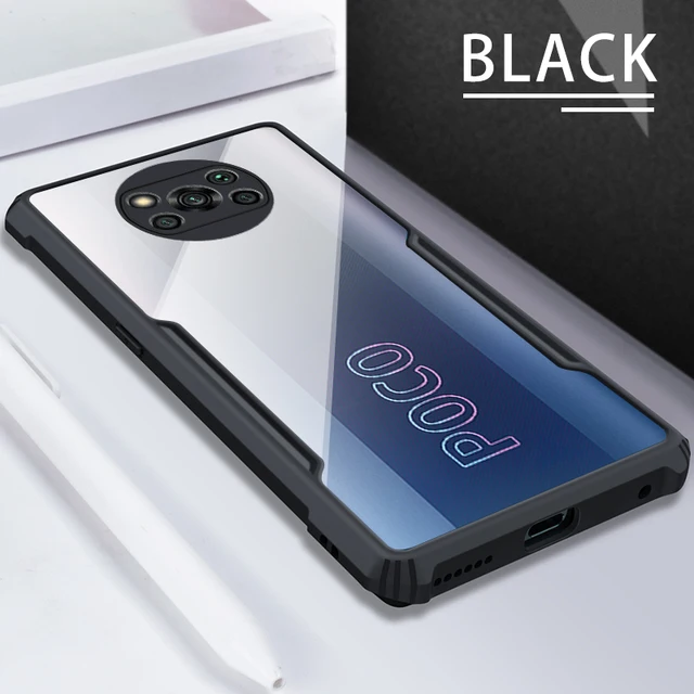 Rzants for Xiaomi Poco X3 NFC X3 GT POCO X3 Pro Case Soft Casing Blade Soft Transparent Cover black