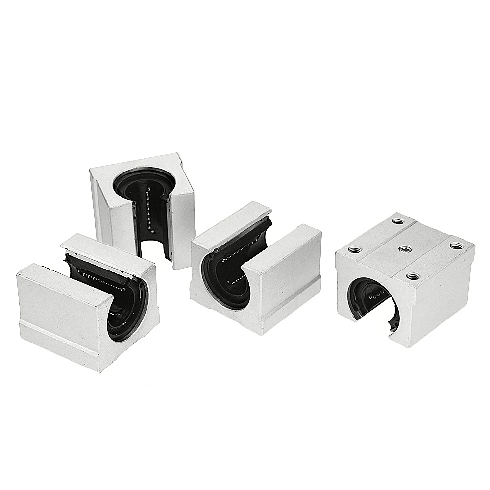 4pcs/lot SBR16UU SBR12UU SBR13UU SBR20UU SBR12LUU 16mm Linear Ball Bearing Block CNC Router SBR16 linear guide 3D