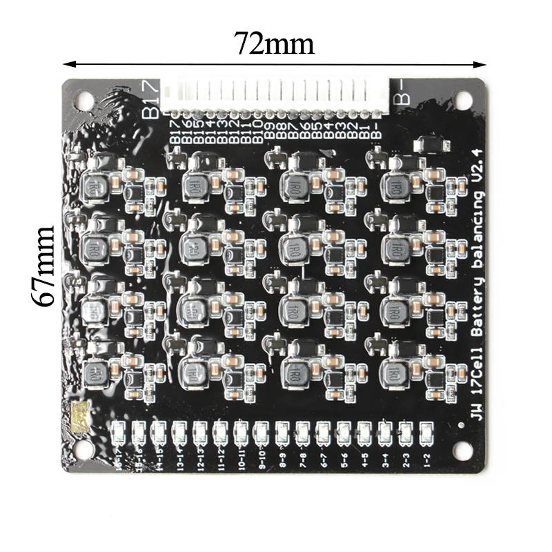 17S BMS 1.2A баланс литий-ионный Lipo Lifepo4 LTO литиевая батарея активный эквалайзер балансир передача энергии BMS 17S