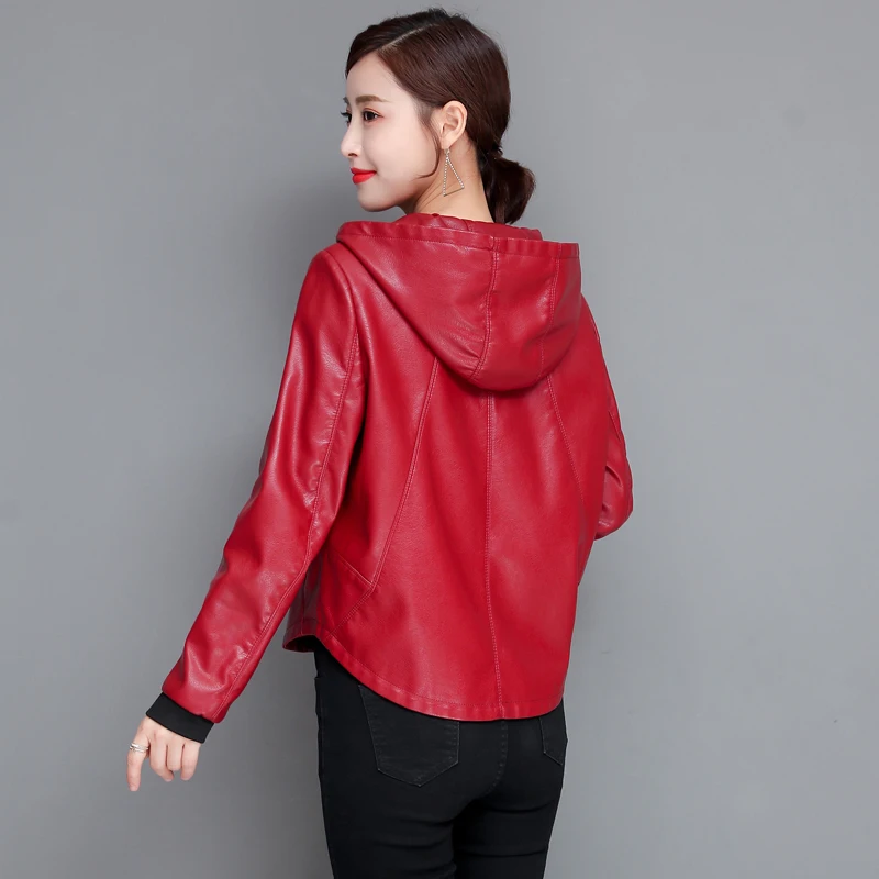 Новинка, большой размер 3XL 4XL, женская кожаная куртка, женское мотоциклетное кожаное пальто, женская кожаная куртка,, женские пальто, верхняя одежда