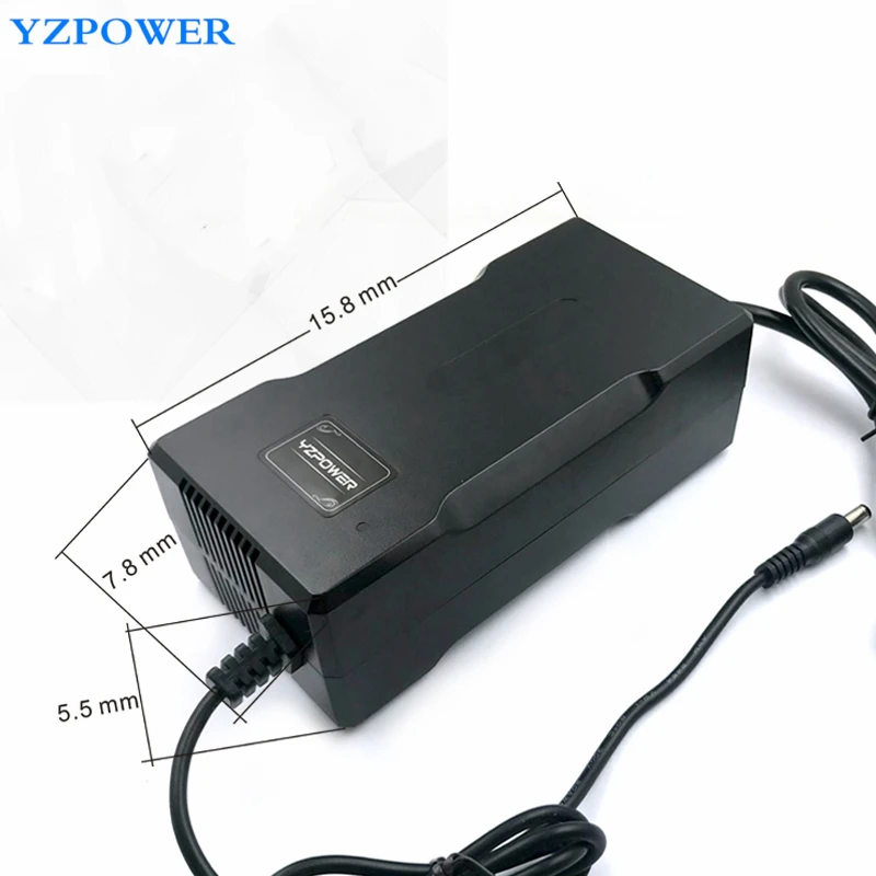 YZPOWER авто стоп 84V 2.5A литиевая батарея зарядное устройство для 20S 3 6 V/3 7 V литий