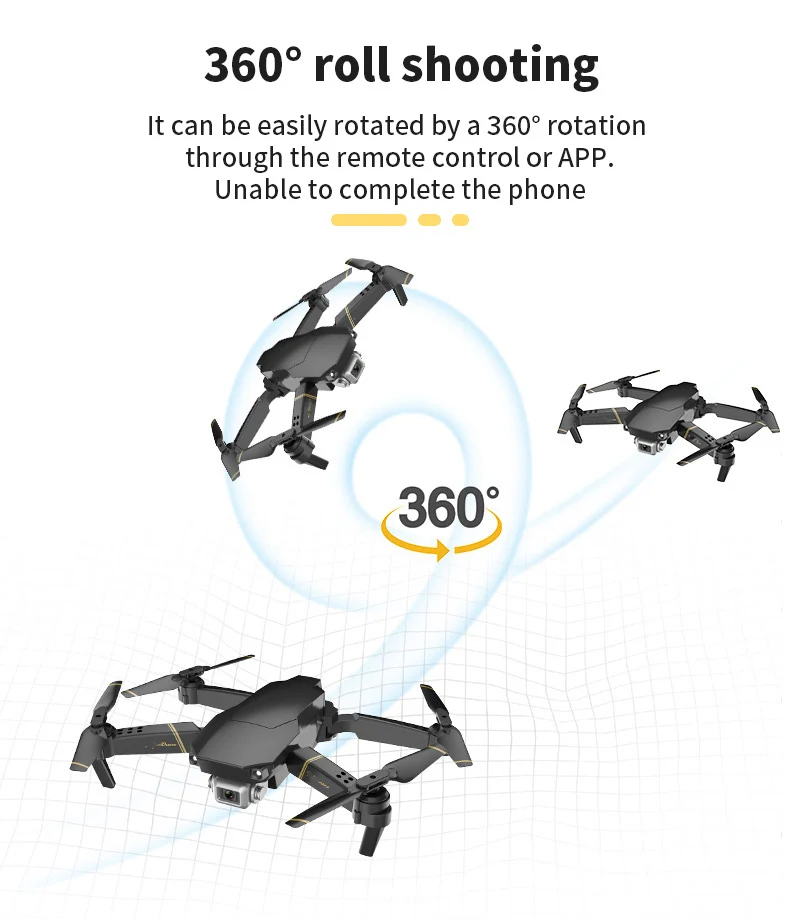 1080P RC вертолет Дрон с камерой HD WiFi передача от первого лица дроны высота держит одну кнопку возврата rc Квадрокоптер летающие игрушки