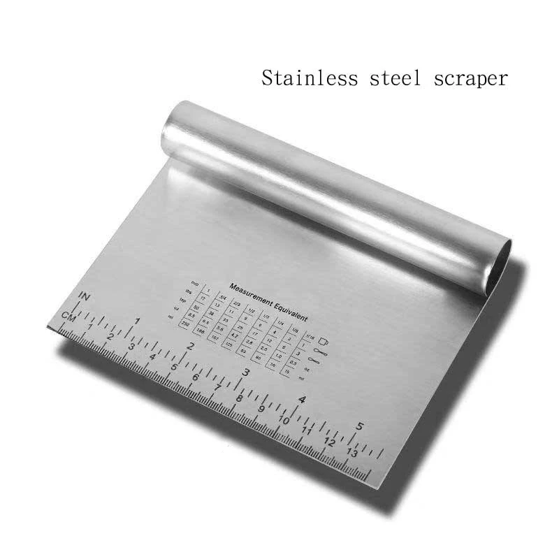 Dough Scraper Butter Cutter Cake Decoration Bakery Tools Stainless Steel Pizza Pastry Spatulas Fondant Decor Kitchen Gadgets