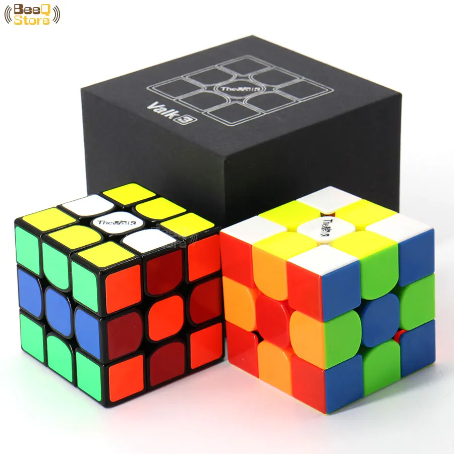 Волшебный куб Qiyi Mofangge Valk3 Power M магнитный 3x3x3 Magico Cubo черная игра головоломка без