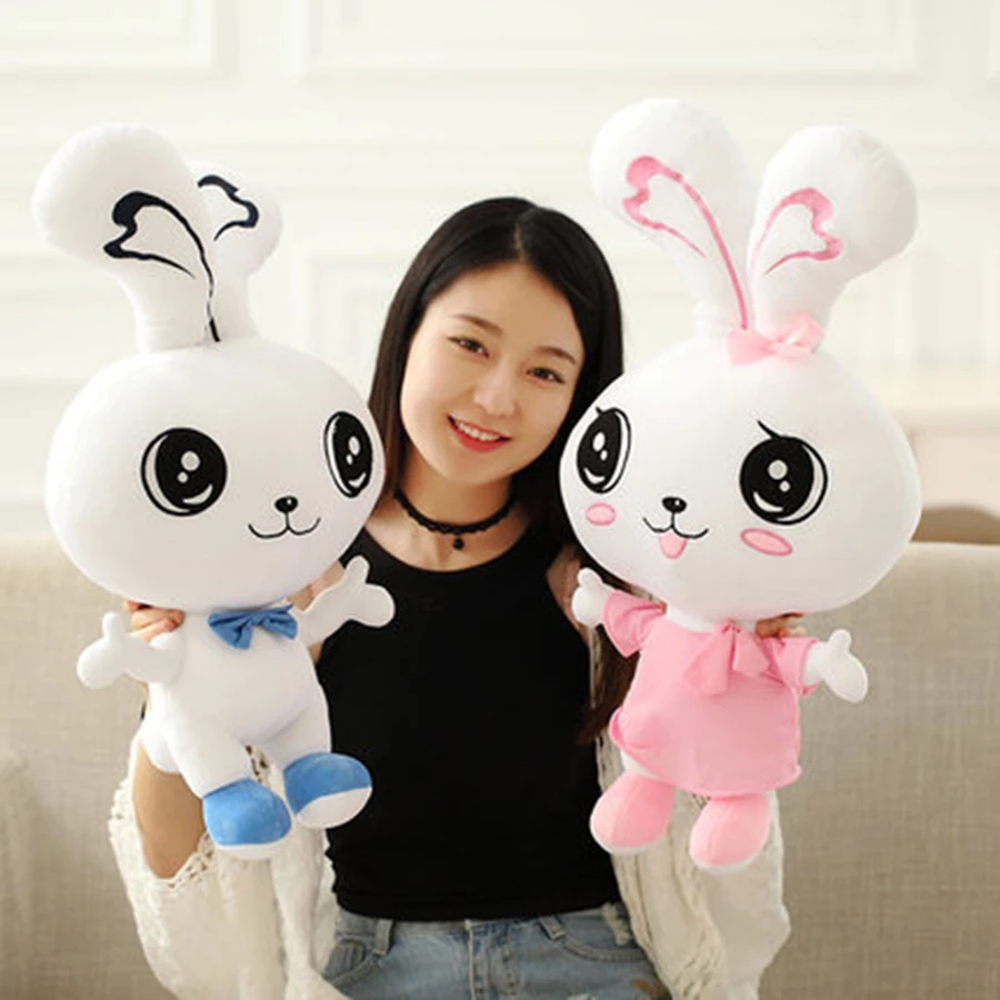 Плюшевые игрушки и мягкие животные Kawaii Кролик куклы игрушка чучела хлопок PP Хлопок кролик подушка/Подушка Kawaii Плюшевые CC50MR