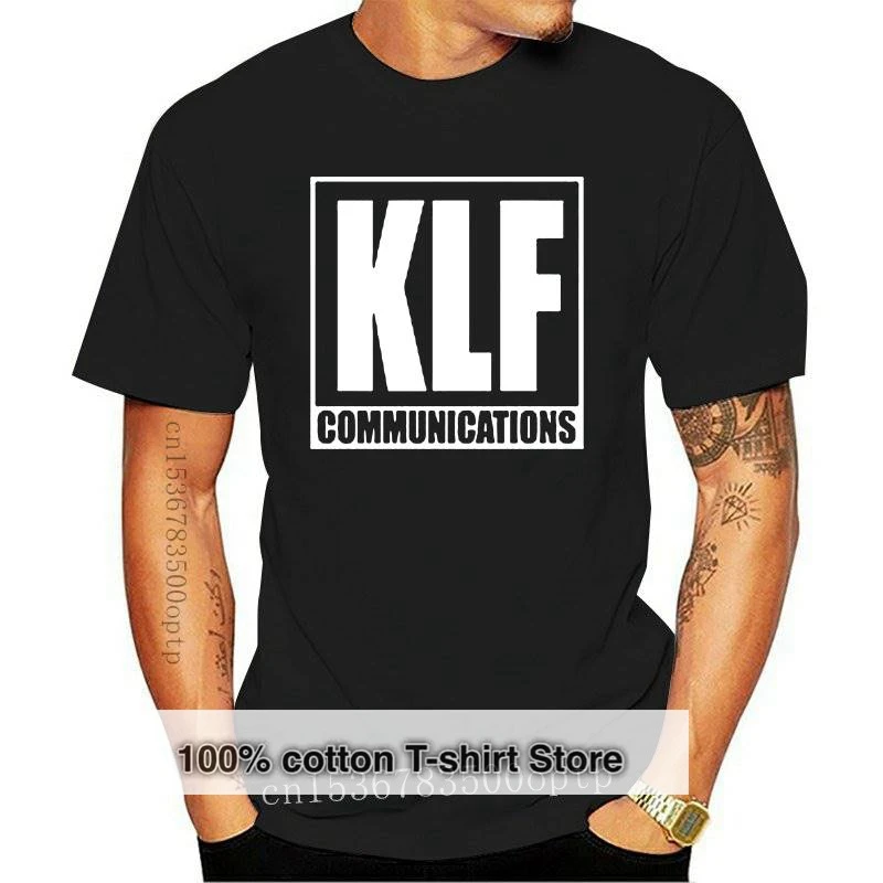 Футболка KLF Communication мужская с альбомом хлопковая рубашка в стиле 90-х рейв-Хаус