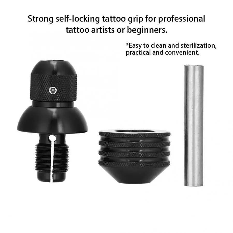 Регулируемая ручка для татуировки самоблокирующийся алюминиевый сплав ручка для татуировки противоскользящие принадлежности для татуировки инструменты для боди-арта татуировки