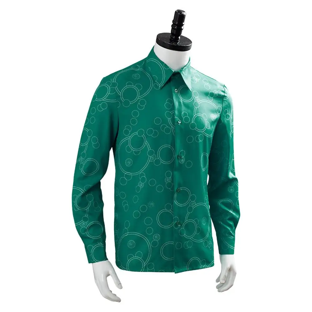 Джокер Arthur Fleck зеленая рубашка жилет костюмы для косплея Joaquin Phoenix наряд Хэллоуин Взрослый мужской карнавальный костюм